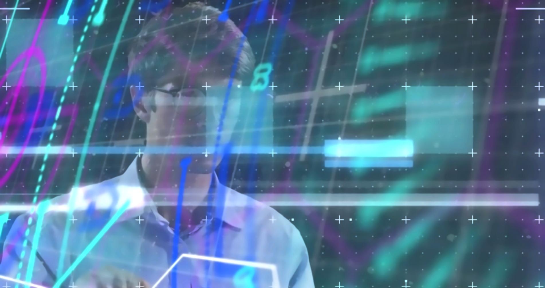 Security analyst reviewing vulnerability assessment results on multiple monitors showing network diagrams and threat analysis