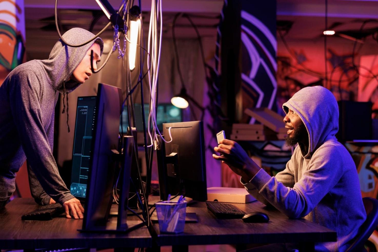 Security professionals reviewing vulnerability assessment data and developing remediation strategies